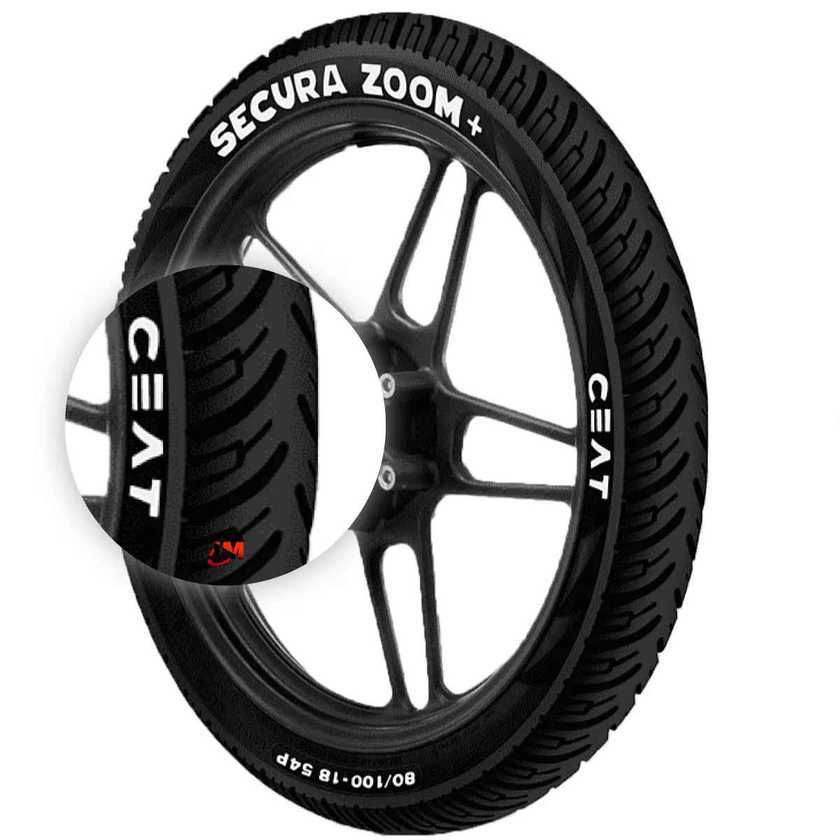 Llanta 90/90-18 Ceat Secura Zoom Tl