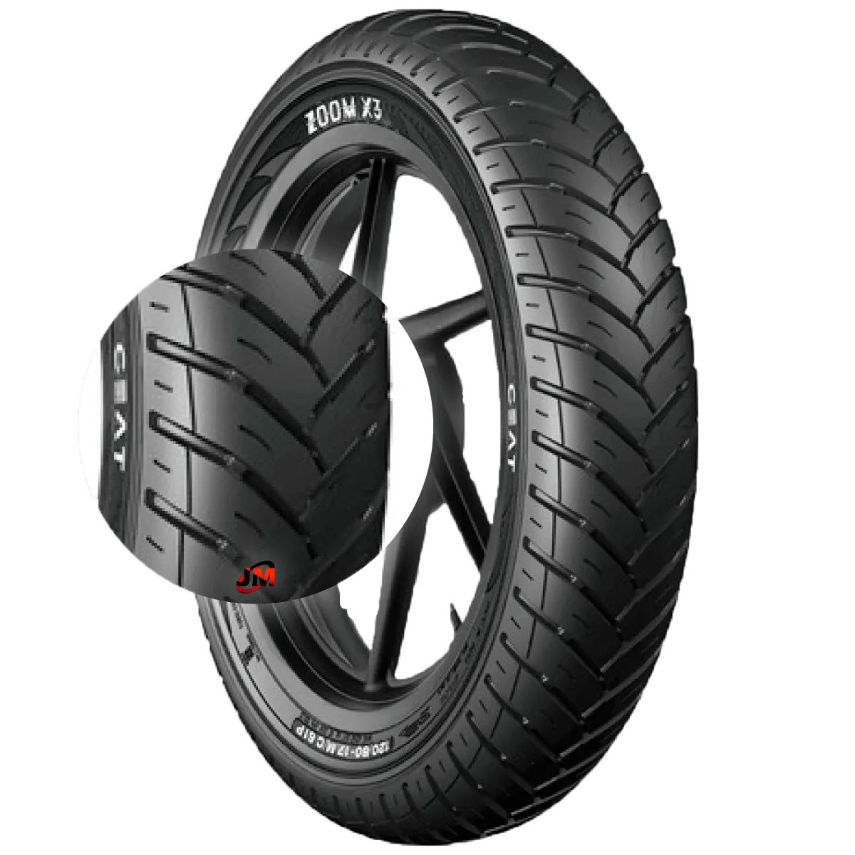 Llanta 100/90-17 Ceat Zoom X3 Tl