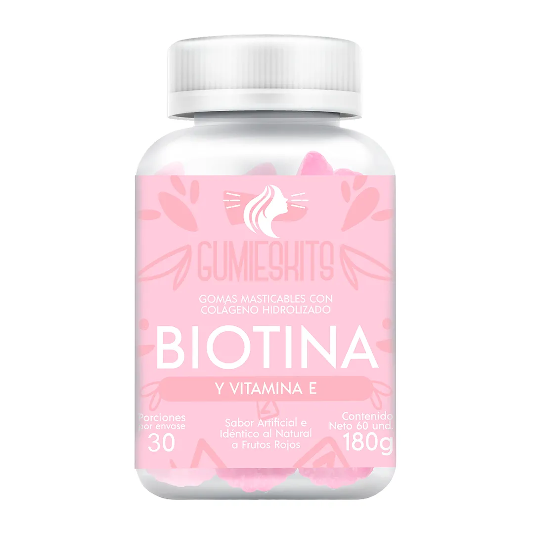 Gomitas De Colágeno Con Biotina y Vitamina E X 180g