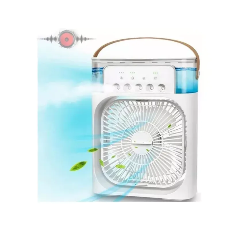 Ventilador Genérico Portátil Climatizador Humidificador Color Blanco