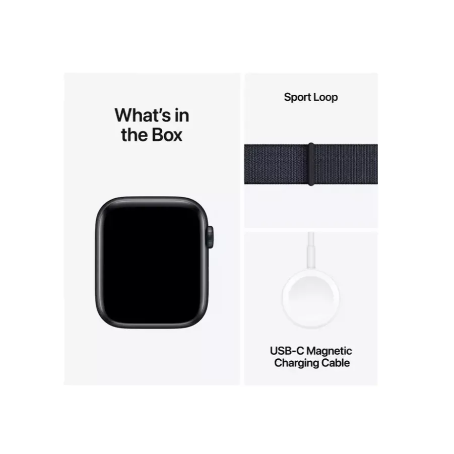 Apple Watch SE 2da Gen 40mm Talla S/m (Reacondicionado) Deportivo color Negro