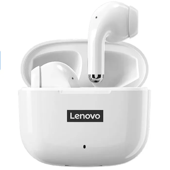 Audífonos Inalámbricos Lenovo Livepods Lp40 Pro Color Blanco