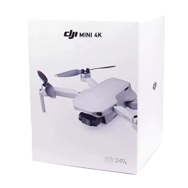 Drone Dji Mini 4k Distancia 10 km Cámara 4k Color Plateado