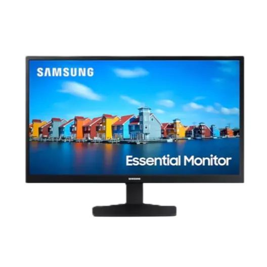 Monitor Samsung 22 pulg Plano Con Amplio Ángulo De Visión Color Negro