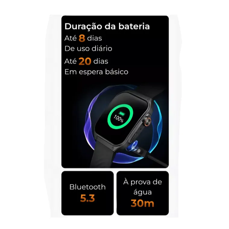 Reloj Inteligente Haylou Watch S8 Bt 5.3 Color Negro