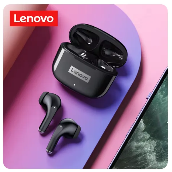 Audífonos Inalámbricos Lenovo Livepods Lp40 Pro Color Negro