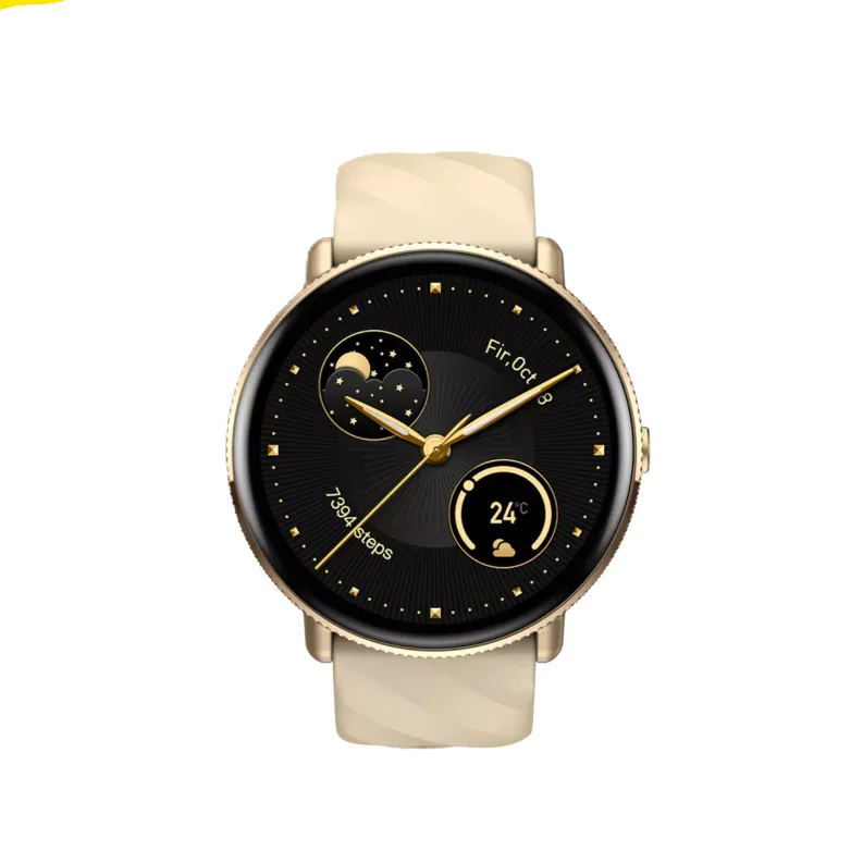 Reloj Inteligente Zeblaze GTR 3 Pro Para Mujer Color Dorado