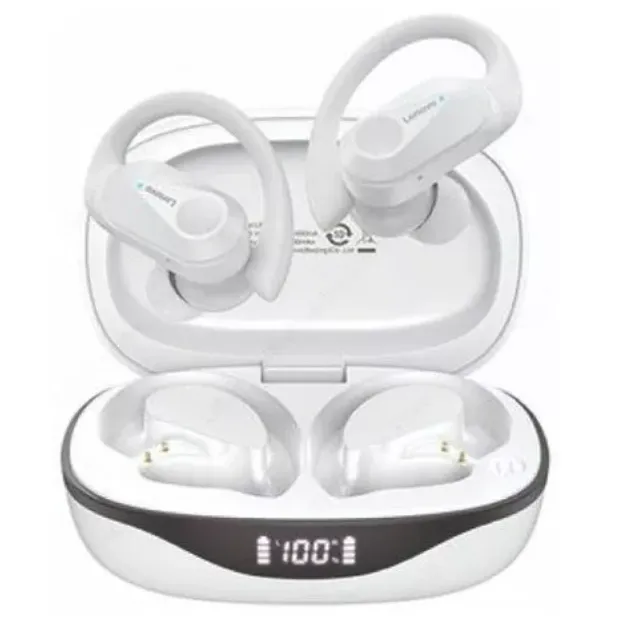 Audífonos Deportivos Lenovo Livepods Lp75 Bluetooth Color Blanco 