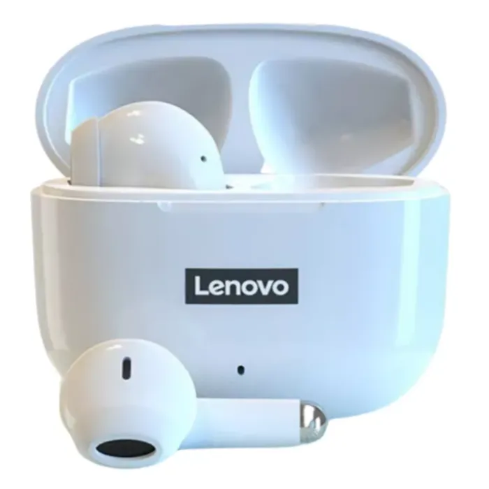 Audífonos Inalámbricos Lenovo Livepods Lp40 Pro Color Blanco