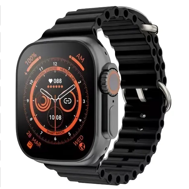 Smartwatch Genérica T800 Ultra Display de 1.99" Color Negro