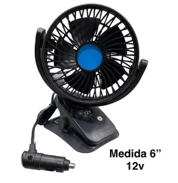 Ventilador Abanico Eléctrico Carro 12v 6 Pulgadas