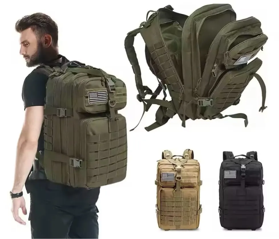 Maleta Táctica Militar Impermeable Tela 50L