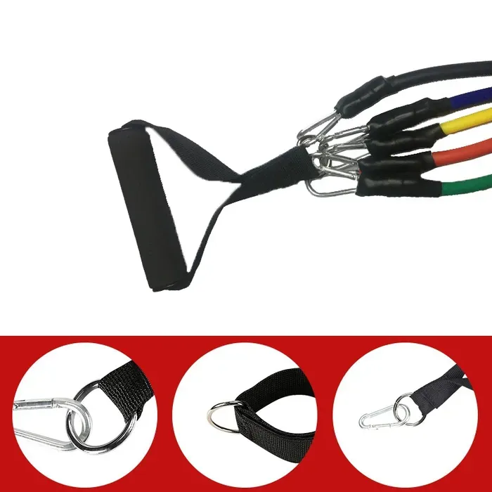 Kit Bandas Resistencia Elasticas Tubulares Ejercicio X 11