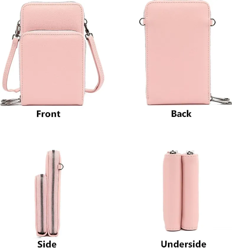 Bolso De Lujo Porta Celular Multifuncional Manos Libres