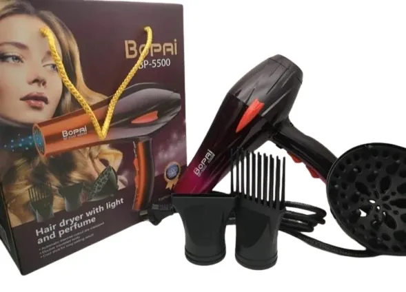 Secador De Cabello Bopai 5 En 1 Difusor Boquilla Peiness Original