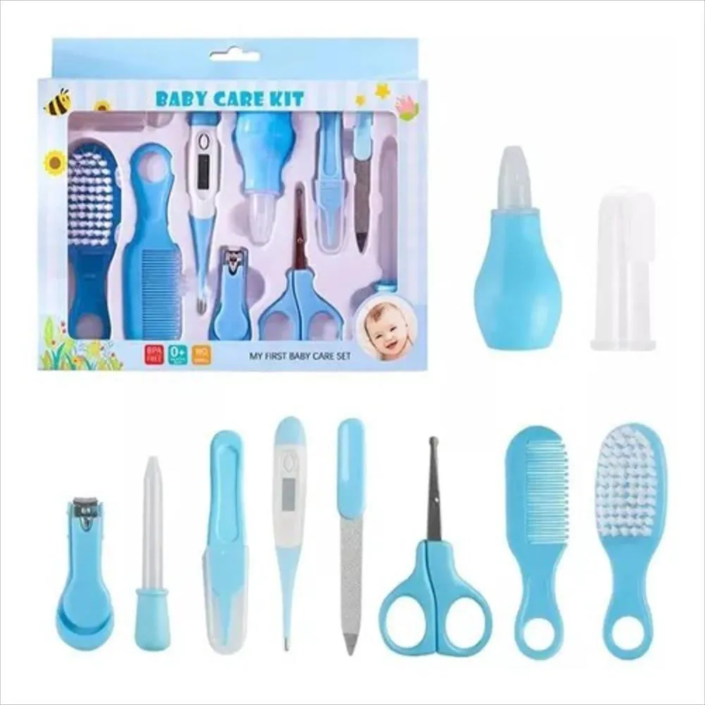 Set Aseo Bebe 10 Piezas Azul