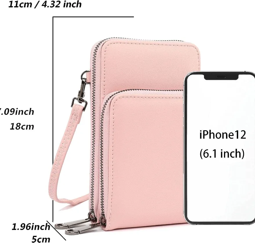 Bolso De Lujo Porta Celular Multifuncional Manos Libres