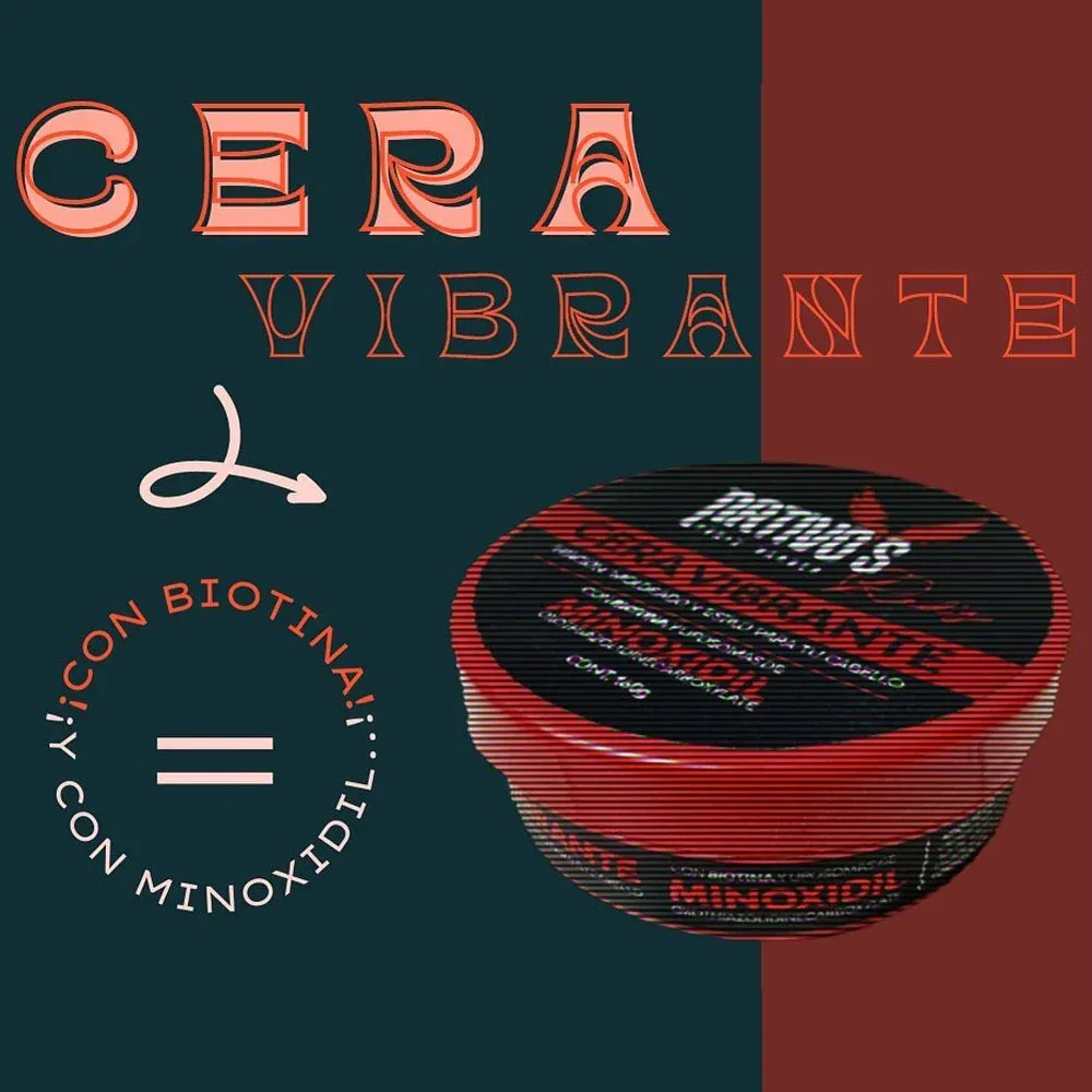 Cera Vibrante Reds - Nativos Con Minoxidil X160g