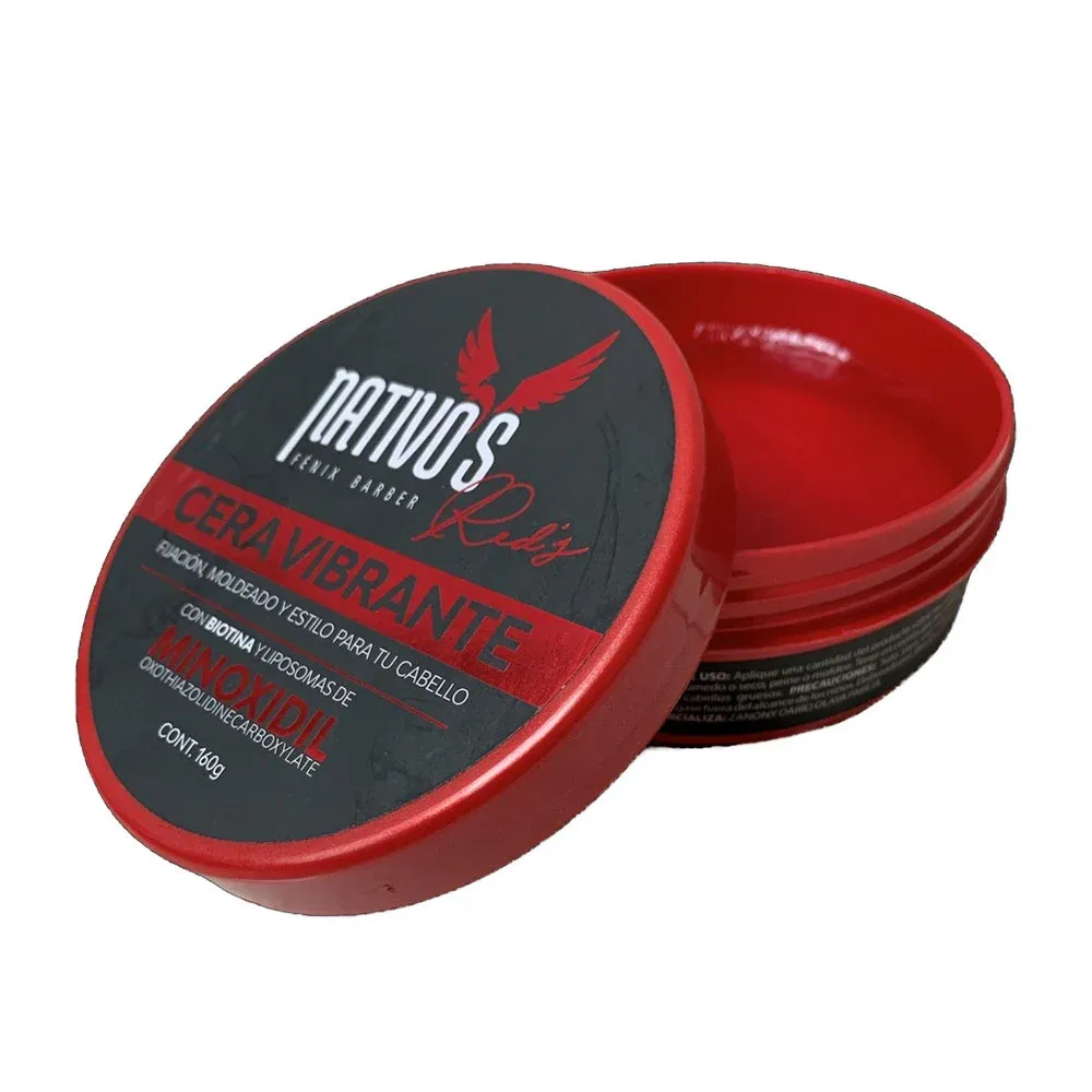 Cera Vibrante Reds - Nativos Con Minoxidil X160g