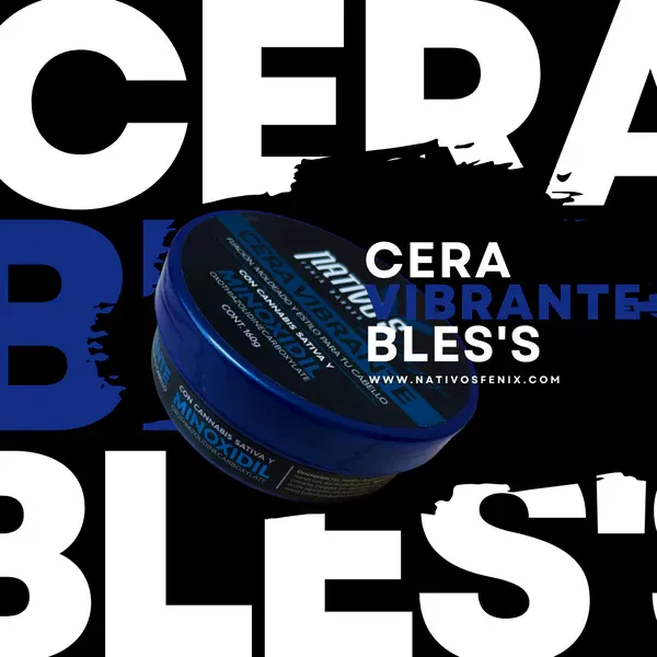 Cera Vibrante Bless - Nativos Con Minoxidil X160g