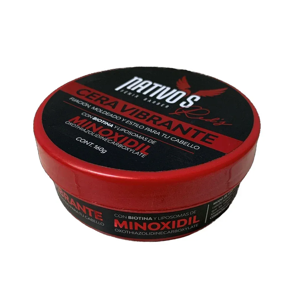 Cera Vibrante Reds - Nativos Con Minoxidil X160g