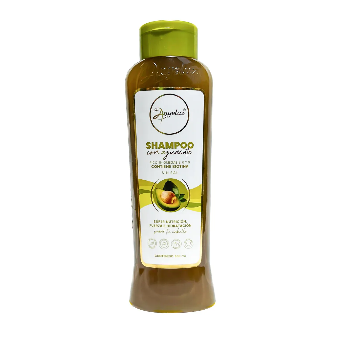 Shampoo Con Aguacate Anyeluz X500 Ml