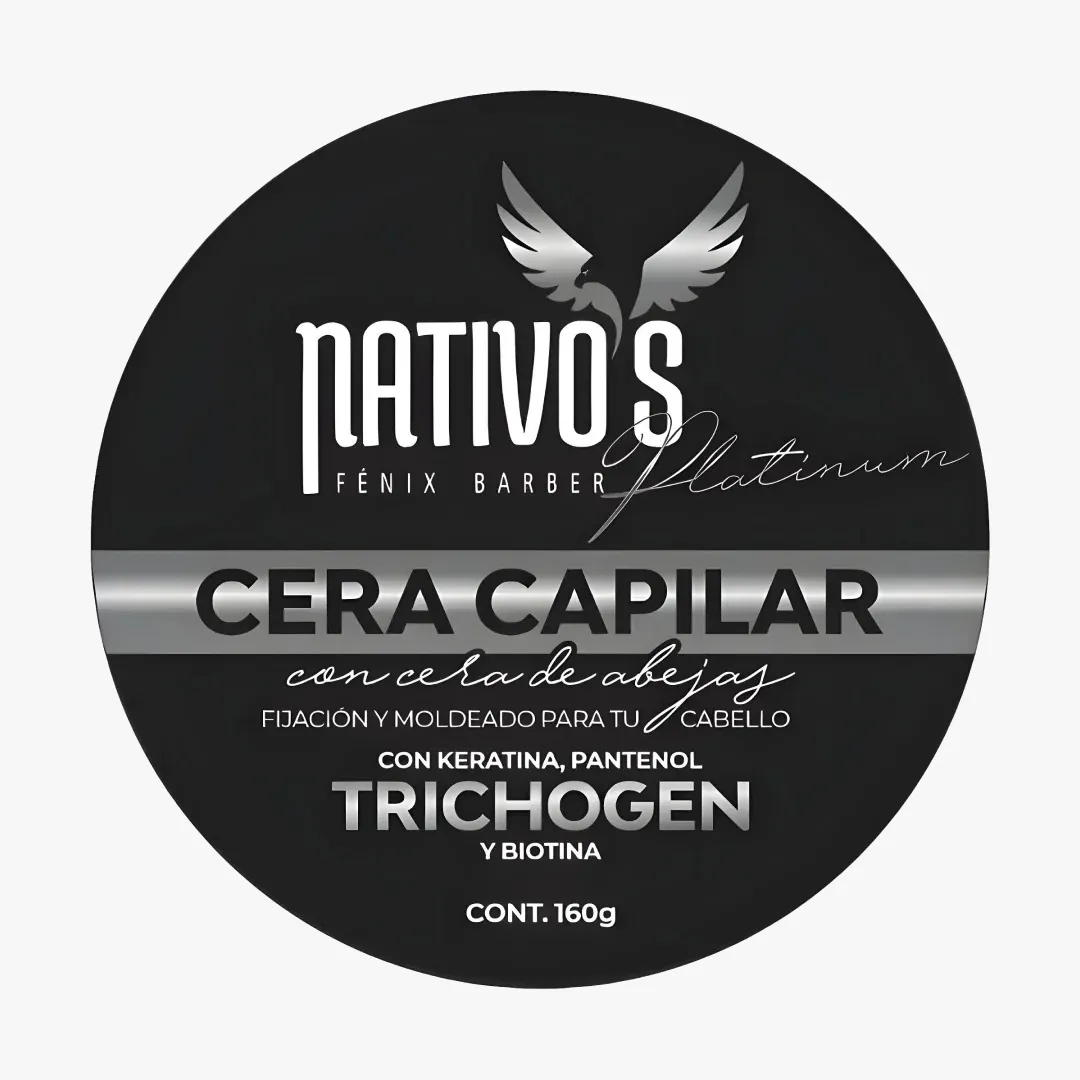 Cera Capilar Platino - Nativos X160g