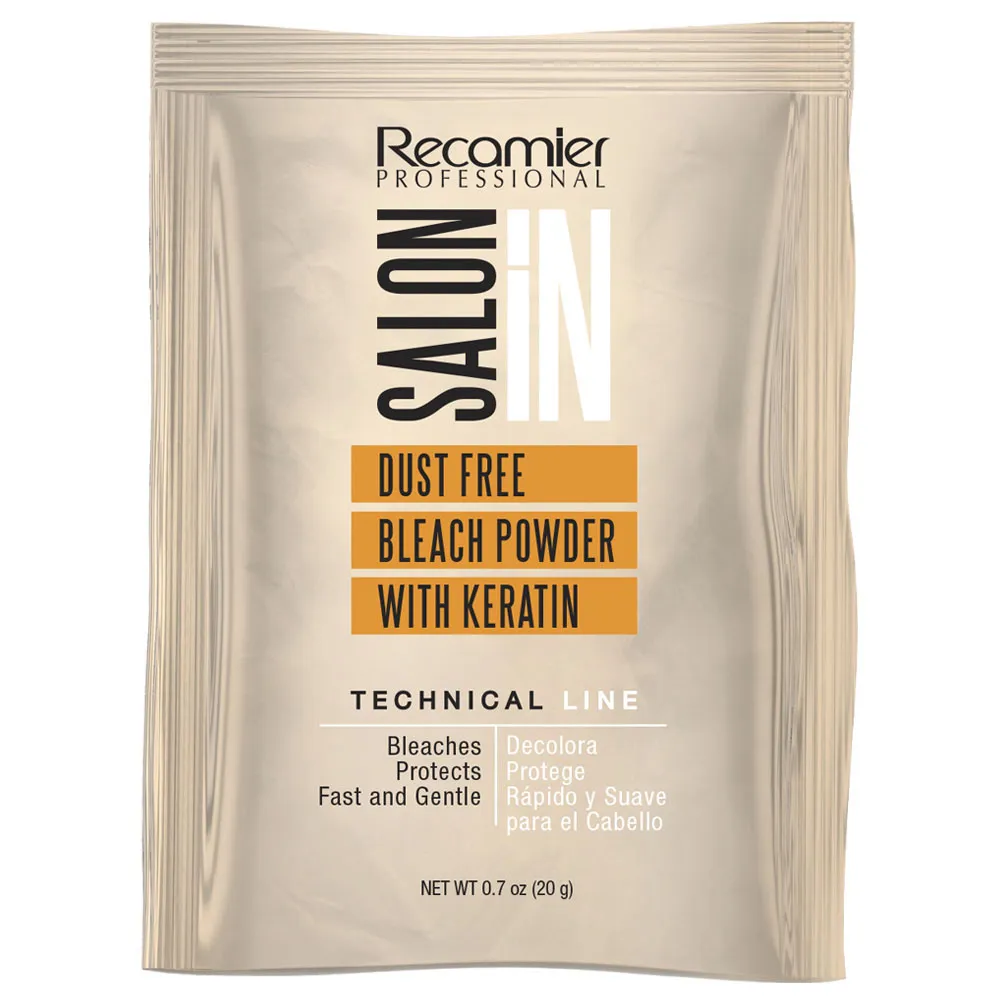 Decolorante Dust Free Bleach Powder With Keratin Salon In Recamier X20g