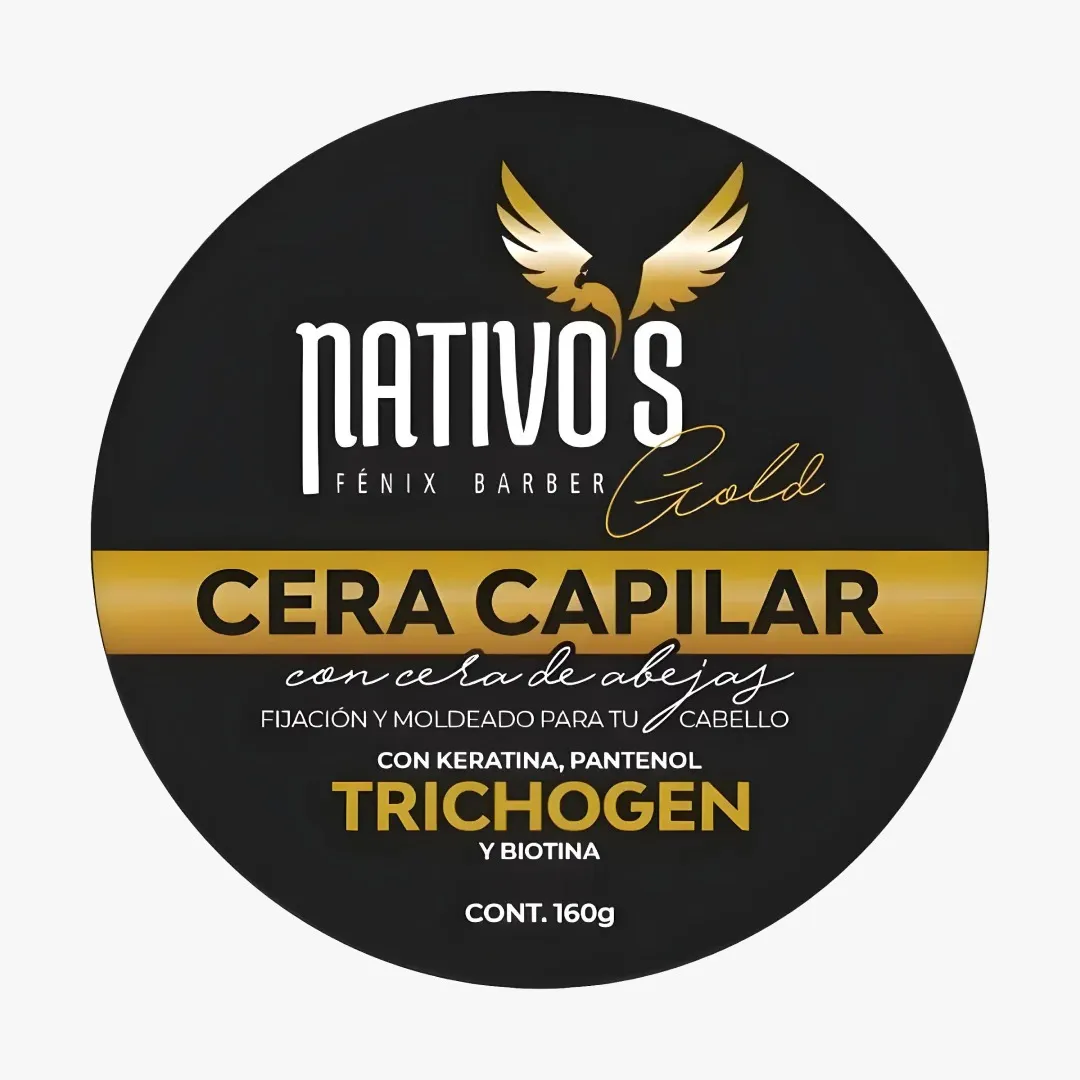 Cera Capilar Gold - Nativos Con Minoxidil X160g