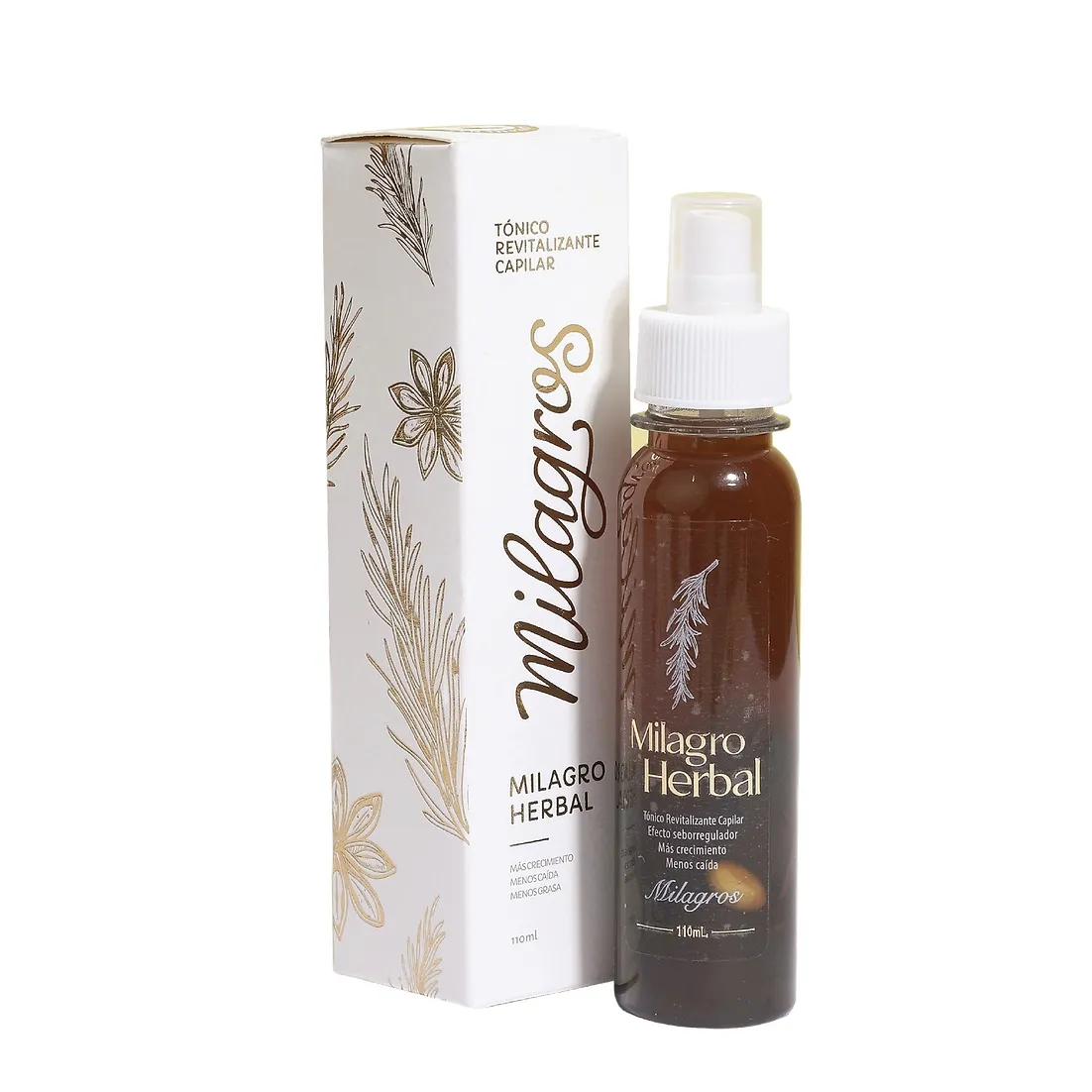 Tónico Revitalizante Capilar Milagro Herbal Milagros X110 Ml