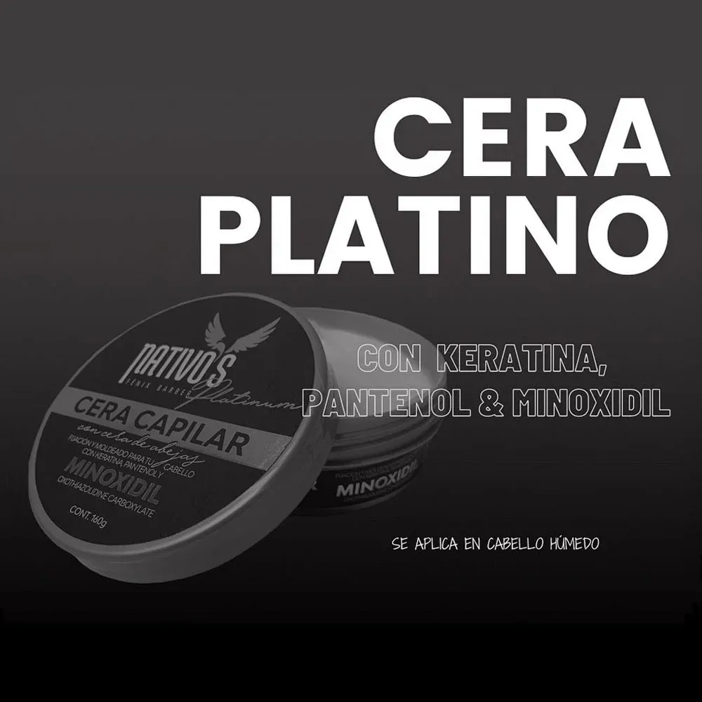 Cera Capilar Platino - Nativos X160g