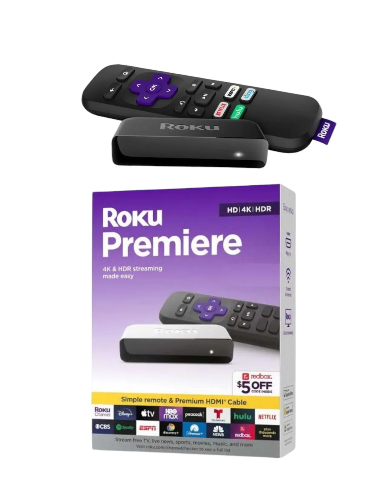 Roku Premiere HDR 4K Streaming Easy