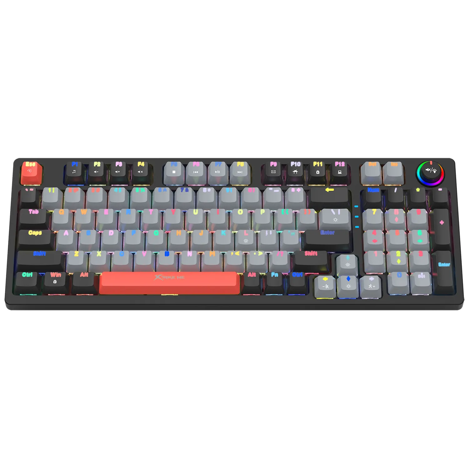 Teclado Mecánico Gamer RGB 75% Gamertech GK987G