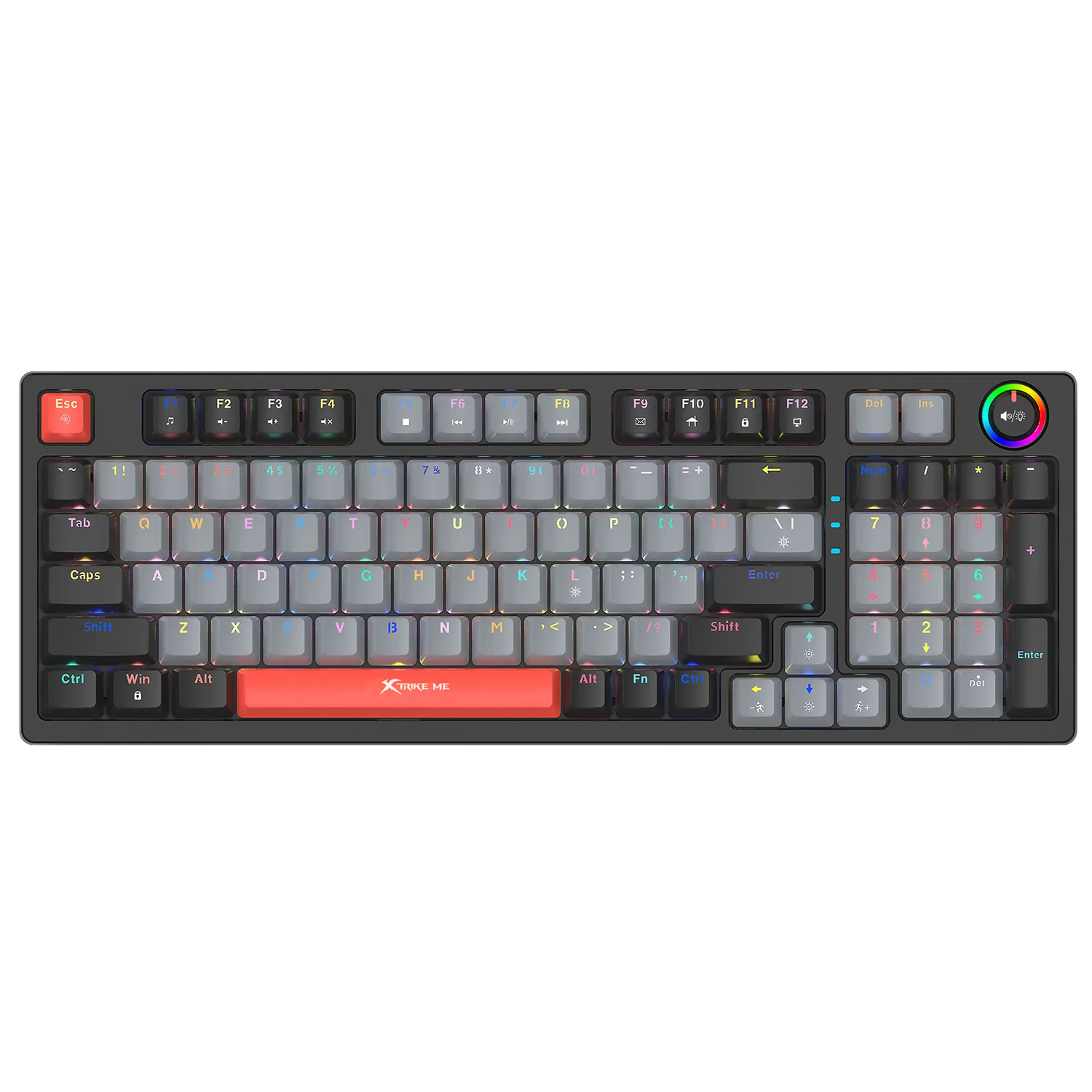 Teclado Mecánico Gamer RGB 75% Gamertech GK987G