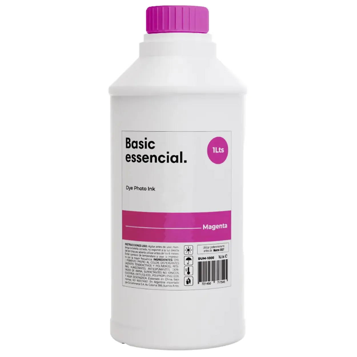 Litro de Tinta Magenta Epson Genérica Botella x1000ml