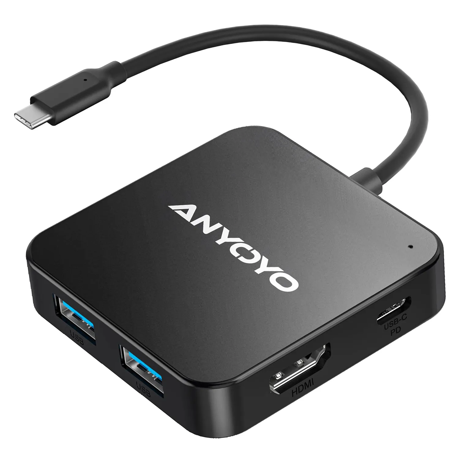 Adaptador HUB USB-C a x3 USB-A + x3 USB-C Anyoyo