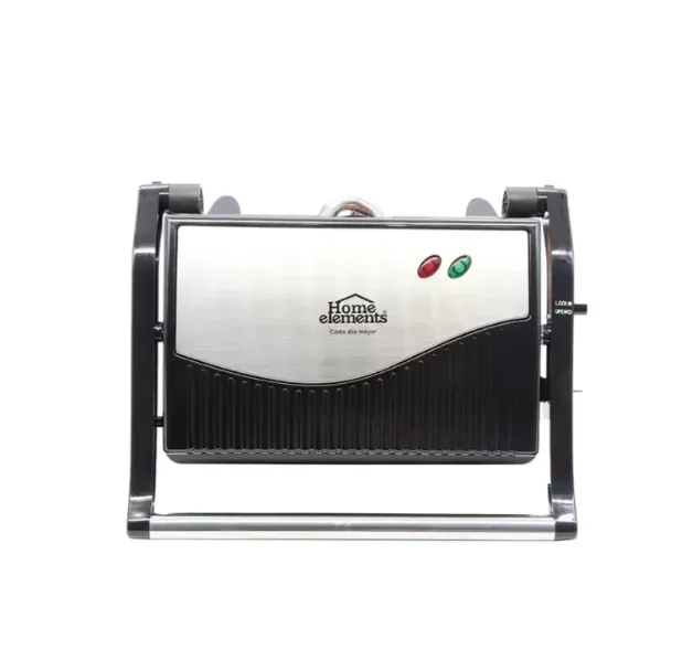 Asador Grill Panini Cobre 180º Home Elements HEGP-215C