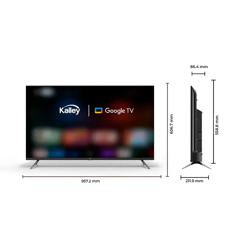 Televisor Kalley 43"pulgadas GTV43QLED 4KUHD QLED Smart TV Google