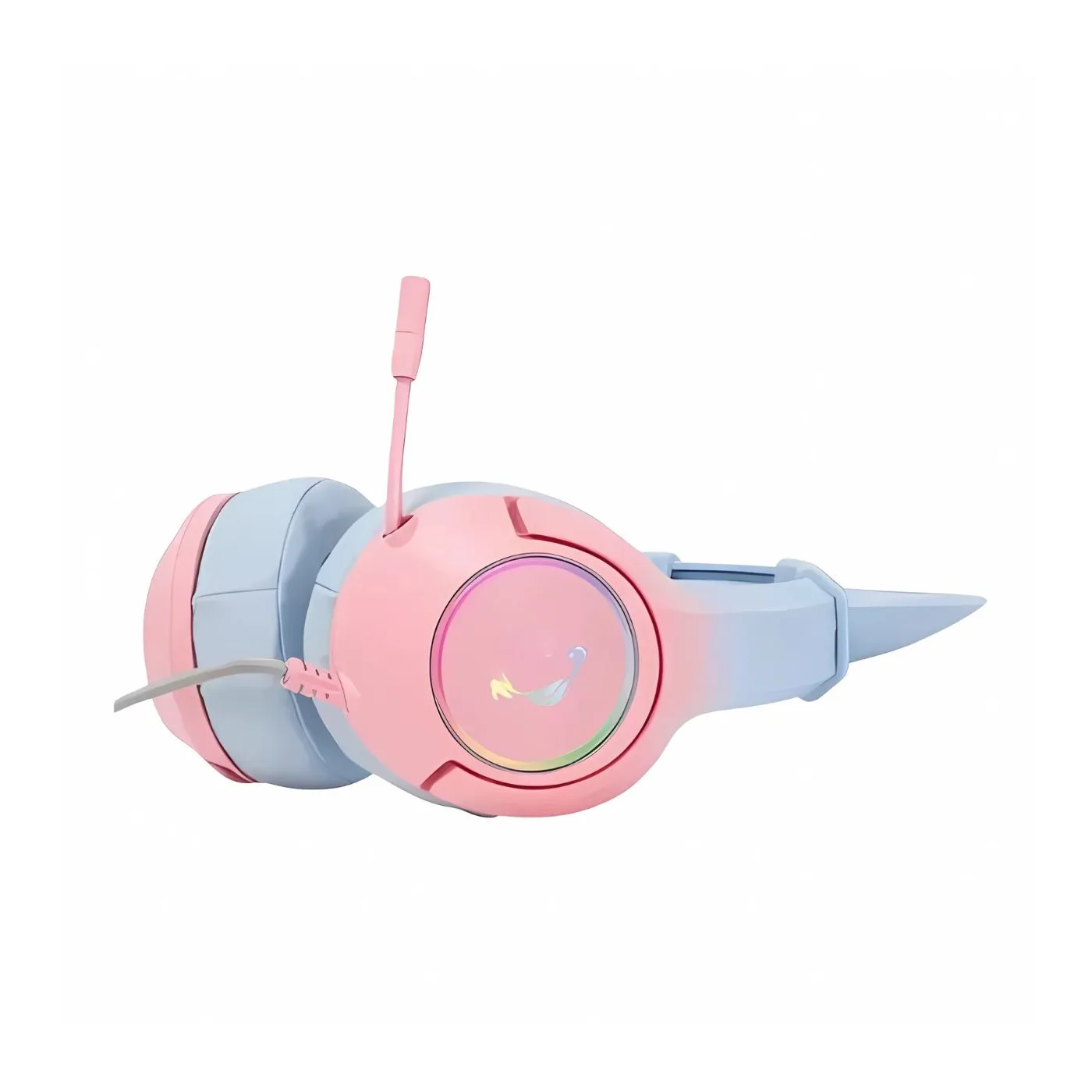 Diadema Gamer Onikuma Con Orejas Rosa Desvanecido K9 + Soporte