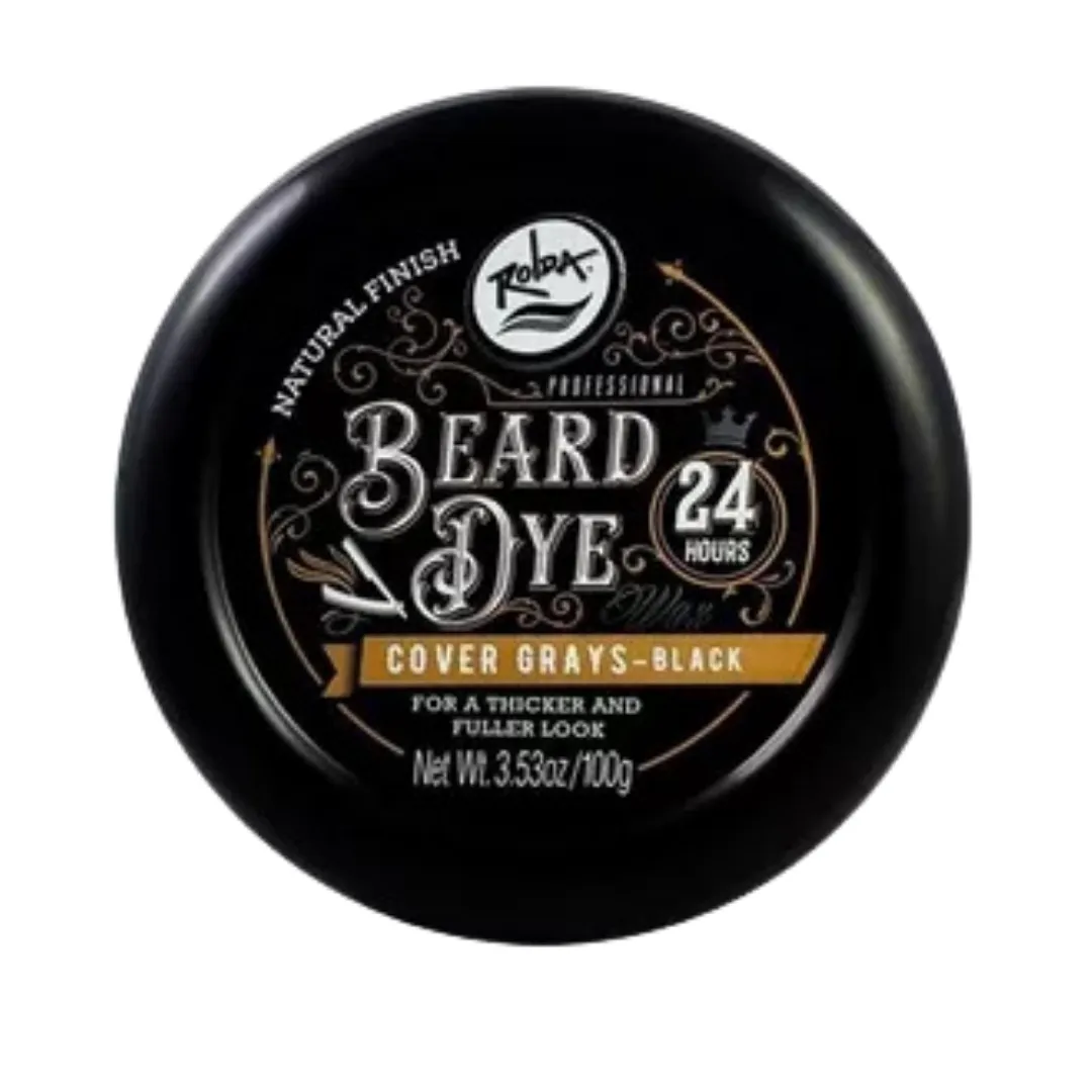 Cera Cubre Canas Para Barba Beard Dye "Rolda" Negro