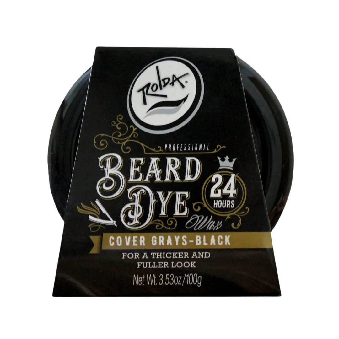 Cera Cubre Canas Para Barba Beard Dye "Rolda" Negro