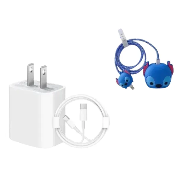 Cargador 20w + Cable + Forro De Cargador De Regalo Para Tu IPhone