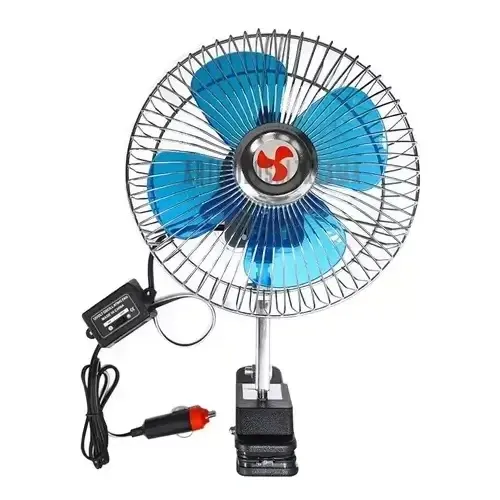 Ventilador Mono Cabezal De 11" -24 V  Conexión Para Vehículo