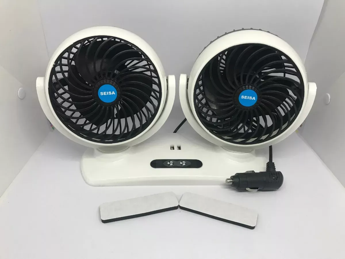 Mini Ventilador Auto 12v Portátil 360 Turbo Giratorio Entrada Usb 