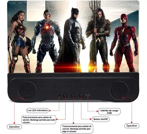 Ampliador De Pantalla P Celular C Parlante Bluetooth