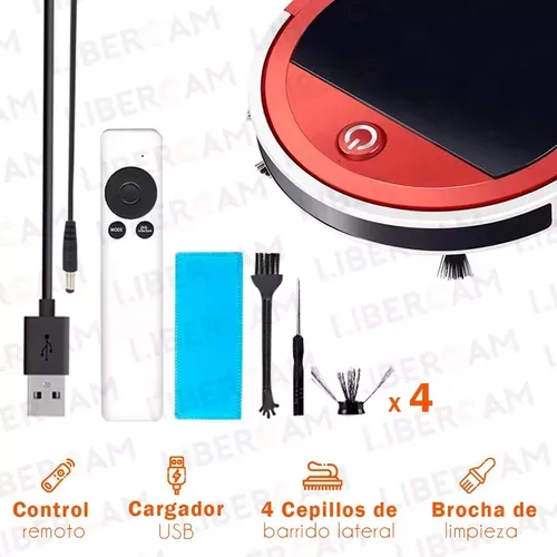 Aspiradora Robot Barredora Pisos Recargable Usb