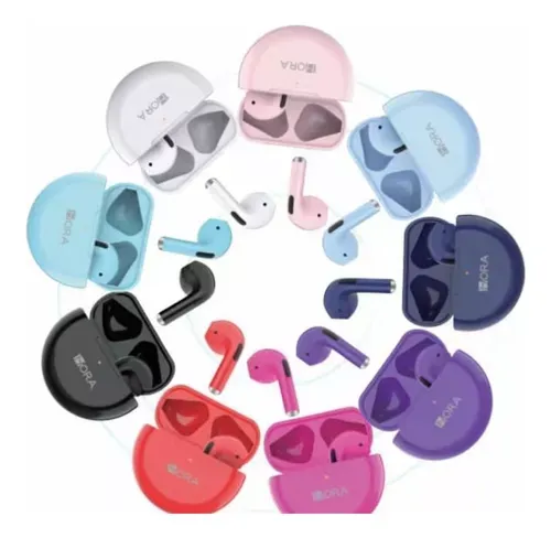 Audífonos In-ear Aut 119 Magenta Bluetooth Auriculares 1hora 