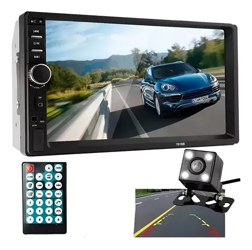 Radio Pantalla 7 Para Auto Con Mirrolink + Cámara De Reversa