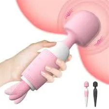 Vibrador Varita Magica Love Con Lengua Vibradora