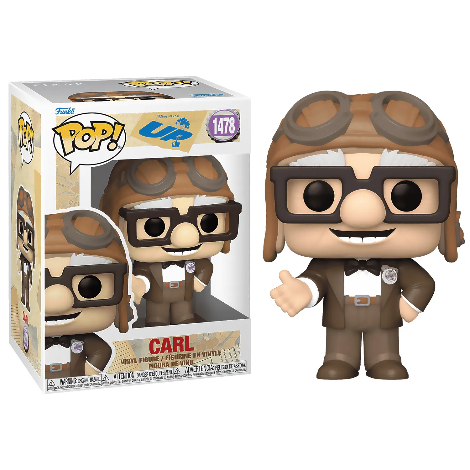 Funko Pop. Pixar. Up. Carl # 1478